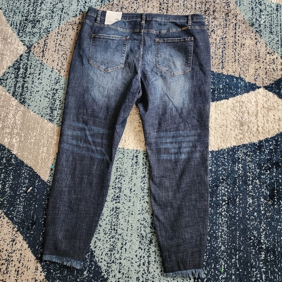Kancan alyssa high rise raw hem skinny ankle jeans size 3XL - Picture 8 of 8